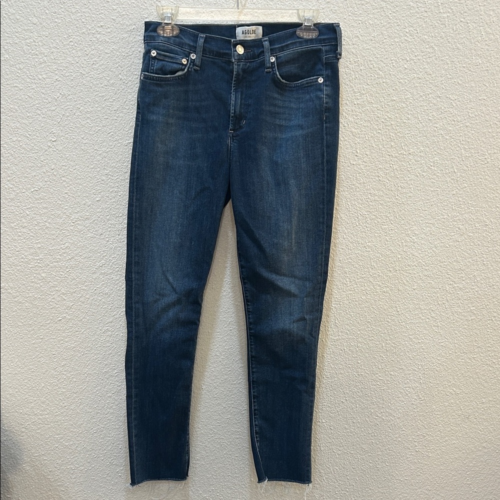 Agolde Sophie Frayed Hem Skinny Jean Size 28